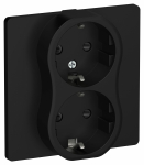 FLITE Роз. 2-я с з/к/ш б/к 16А РСш12-1-К-ФлЧ чер. IEK