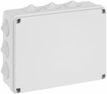 Распаячная коробка ЭРА KORv-240-190-70-12gv-MP серая 240х190х70мм с гермовводами 12 входов прямой монтаж IP55