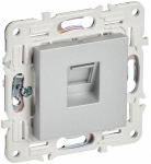 Розетка 1гн комп RJ45 с/у серебряный механизм кат.5E SK-K01S SKANDY IEK (1/10/100)