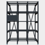 Стеллаж 5 полочный 2 ряда 1360х935х1855