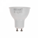 Лампа светодиодная (LED) с отражателем d51мм GU10 115° 9.5Вт 150-265В опаловая 2700К REXANT