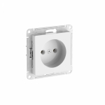 Розетка 1гн без З/К с/у белый механизм 16А быстрозажим AtlasDesign Systeme Electric (1/20)