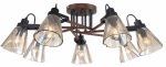 Люстра Rivoli Clarissa 5098-307 7 х Е14 40 Вт лофт - кантри