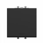 Выключатель 1-клавиш. с подсветкой LED 16А 230В в кабель-канал черный матовый DKC Выключатель 1-клавиш. с подсветкой LED 16А 230В в кабель-канал черный матовый DKC