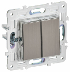 SKANDY Выключ. 2-кл. перекр. 10А SK-V06N никель IEK SKANDY Выключ. 2-кл. перекр. 10А SK-V06N никель IEK