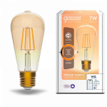 Лампа светодиод ST64 7Вт 740Лм 2500К E27 диммируемая LED Gauss Smart Home Filament 1/10/40
