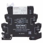 Промежуточное реле 0НО 0НЗ 1ПК кат.12В AC/DC IP50 DKC (ДКС) Релейные модули