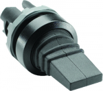 Селекторный переключатель 2-позиц. рычажковый цвет черный 22мм с фиксацией, IP43 ABB COS/SST светосигнальная аппаратура