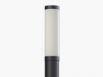 COLOSS LED 30W RS 827 RAL9005 POLE 3M