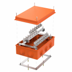 Коробка огнестойкая для о/п 40-0330-FR2.5-40 Е15-Е120 RAL2004 260х175х90 (7 шт/кор) Промрукав