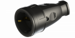 Розетка переносная без крышки с З/К 16А 250В, IP45 РА16-005 SVET (1/100)