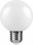 Лампа светодиодная, (3W) 230V E27 6400K G60 матовая, LB-371 Лампа светодиодная, (3W) 230V E27 6400K G60 матовая, LB-371