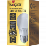 Лампа Navigator 80 542 NLL-G45-6-230-2.7K-E27-FR-SV