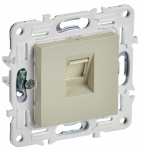 Розетка 1гн комп RJ45 с/у крем механизм кат.6 SK-K02B SKANDY IEK (1/10/100)
