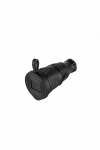Розетка переносная с крышкой 2Р+РЕ 230V 16A каучук черная IP54 PLEXUP Розетка переносная с крышкой 2Р+РЕ 230V 16A каучук черная IP54 PLEXUP