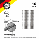 Бур по бетону 8х160х100 мм SDS PLUS (10 шт.) Kranz