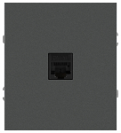 Розетка ЭРА Arktik 16-3107-06 информационная RJ45 графит Розетка ЭРА Arktik 16-3107-06 информационная RJ45 графит