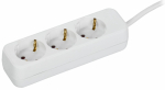 UMA Удлинитель У03 3 места 1,5м 3х1мм2 10А бел. IEK
