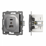 Механизм USB розетки SCT-MUAC-PL-GR-V (5V, 3A, QC4) (Arlight, -) Механизм USB розетки SCT-MUAC-PL-GR-V (5V, 3A, QC4) (Arlight, -)