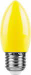 LB-376 (1W) 230V E27 желтый свеча для белт лайта LB-376 (1W) 230V E27 желтый свеча для белт лайта