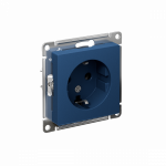 Розетка 1гн с З/К с/у аквамарин AtlasDesign Systeme Electric (1/20)
