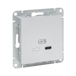 Розетка USB-С, быстрая, алюминий Эпика EKF