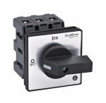 ВЫКЛЮЧАТЕЛЬ-РАЗЪЕДИНИТЕЛЬ 3P 63A IP20 С ЧЁРНОЙ РУКОЯТКОЙ НА ДВЕРЦУ 4 ВИНТАМИ