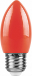 LB-376 (1W) 230V E27 красный свеча для белт лайта LB-376 (1W) 230V E27 красный свеча для белт лайта