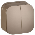 GLORY Выключ. 2-кл. о/у 10А ВС20-2-0-ХШм шамп. м. IEK GLORY Выключ. 2-кл. о/у 10А ВС20-2-0-ХШм шамп. м. IEK