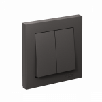 Выключатель 2кл с/у базальт в сборе AtlasDesign Systeme Electric (1/15) Выключатель 2кл с/у базальт в сборе AtlasDesign Systeme Electric (1/15)