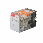 Реле 6A 4CO 48VAC тест кнопка LED