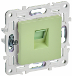 Розетка 1гн комп RJ45 с/у мятный механизм кат.6 SK-K02M SKANDY IEK (1/10/100)