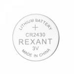 Батарейка 3В 300мАч 24мм плоская cr 2430 литиевая REXANT