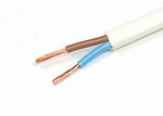 Провод соединительный ПВС 2х2,5 белый (28*0,265мм/1,65мм2) ГОСТ Rcable (100) 0,38 кВ Провод соединительный ПВС 2х2,5 белый (28*0,265мм/1,65мм2) ГОСТ Rcable (100) 0,38 кВ