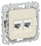 FLITE Роз 2я RJ45/RJ11 кат.5Е/3 UTP РКТ5е/3-2-0-ФлСл сл IEK FLITE Роз 2я RJ45/RJ11 кат.5Е/3 UTP РКТ5е/3-2-0-ФлСл сл IEK