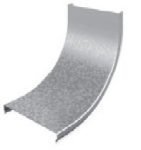 Крышка на угол (поворот) для лотка: листового, лестничного, 90° 150мм сталь оцинкованное Ostec КУВНТп: Крышка угла внутреннего плавного
