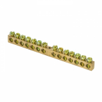 Шина PEN "ноль-земля" 8х12мм 14/1 (14групп/крепеж по центру) Plexup Шина PEN "ноль-земля" 8х12мм 14/1 (14групп/крепеж по центру) Plexup