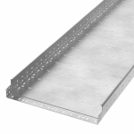 Лоток перфорированный Профи INOX (AISI 304) 600х100х3000 (2,0 мм) (6 м/уп) Промрукав