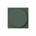 Кнопка/ручка поворотная пластик зеленый матовая IP20 ABB