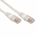 Патч-корд U/UTP REXANT категория 6A (10G), RJ45-RJ45, неэкранированный, 28AWG, LSZH, серый, 0.5 м