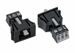 Защелкивающийся штекер 3-пол. Код. A 1,50 mm черные WINSTA® MINI 890-713