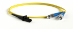 Hyperline FC-D2-9-FC/UR-MTRJM/UR-H-3M-LSZH-YL Патч-корд волоконно-оптический (шнур) SM 9/125 (OS2), FC-MTRJ(папа), 2.0 мм, duplex, LSZH, 3 м