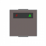 Клавиша двойная перекидная для выкл-ля/кнопки символ «стрелки» пластик коричневый матовая IP20 ABB
