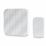 Звонок электрический дверной, (10 мелодий), белый, E-378