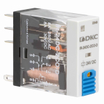Промежуточное реле 0НО 0НЗ 2ПК кат.110В DC IP50 DKC (ДКС) Релейные модули