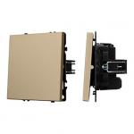 ARL NOBE Выключатель перекрёстный 1 кл софт-тач золотой песок SWT-MKX1-SFPL-GD (250V, 10A) (Arlight, -) ARL NOBE Выключатель перекрёстный 1 кл софт-тач золотой песок SWT-MKX1-SFPL-GD (250V, 10A) (Arlight, -)