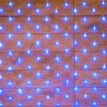 Гирлянда "Сеть" 1,5х1,5м, прозрачный ПВХ, 150 LED Синие Neon-Night (1/1/1)