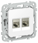 FLITE Роз. 2-я комп. RJ45 кат.5Е STP РК5е-2-1-ФлБ бел. IEK FLITE Роз. 2-я комп. RJ45 кат.5Е STP РК5е-2-1-ФлБ бел. IEK