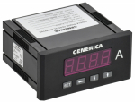 Амперметр цифр. щит. 1-ф. DO RS-485 48х96 LED GENERICA Амперметр цифр. щит. 1-ф. DO RS-485 48х96 LED GENERICA