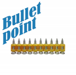 Гвоздь 3.05x25 step MG Bullet Point (1000 шт./уп.) Гвоздь 3.05x25 step MG Bullet Point (1000 шт./уп.)
